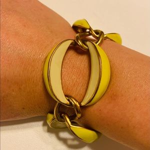 Chartreuse Oval Bracelet